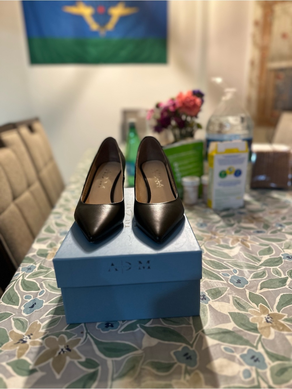 Black Pointed-Toe Women’s Heels
